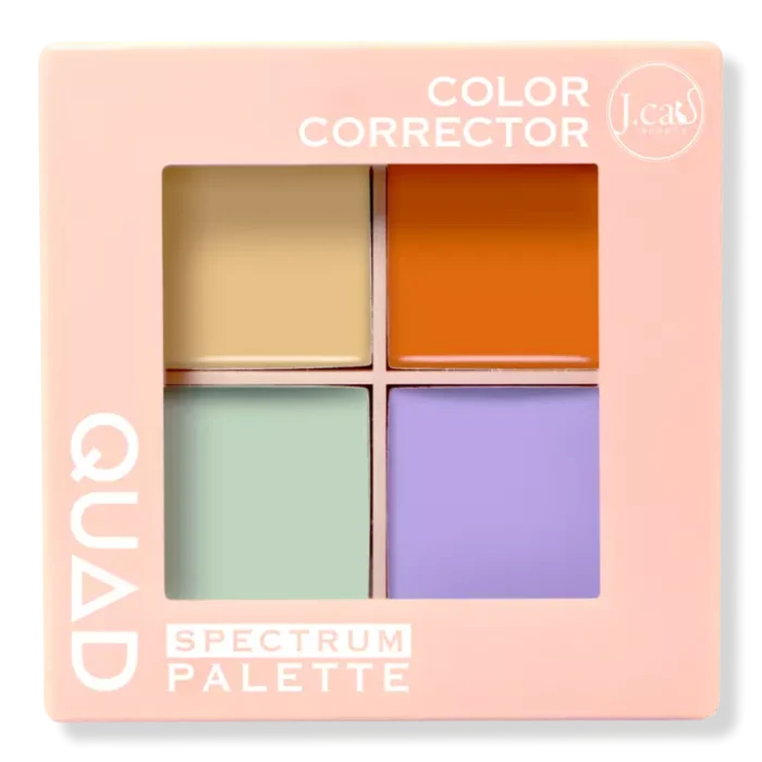 JCat Beauty Color Corrector Quad Spectrum Palette - Image 1