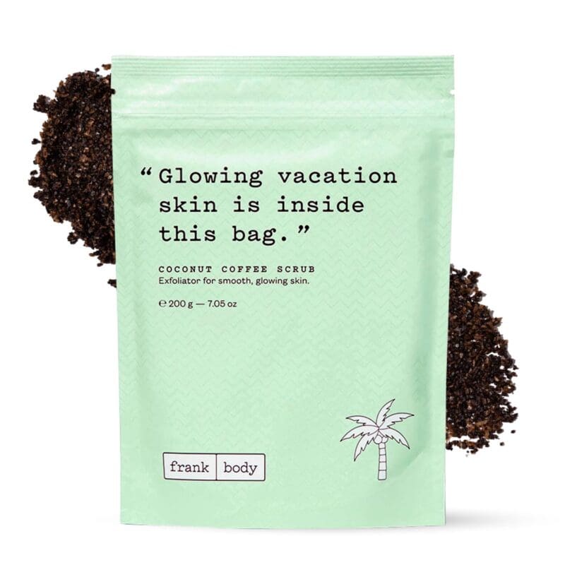 Frank body scrub فرانك بودي مقشر الجسم بالقهوة مع جوز الهند - الصورة 1