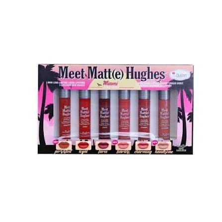 The balm meet matte Hughes Miami ذا بالم طقم لب ستيك سائل مييت مات هيوز ميامي - الصورة 1