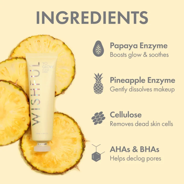⁦ويشفول مقشر وسكراب الوجه Yo Glow 100ml⁩ - الصورة ⁦7⁩