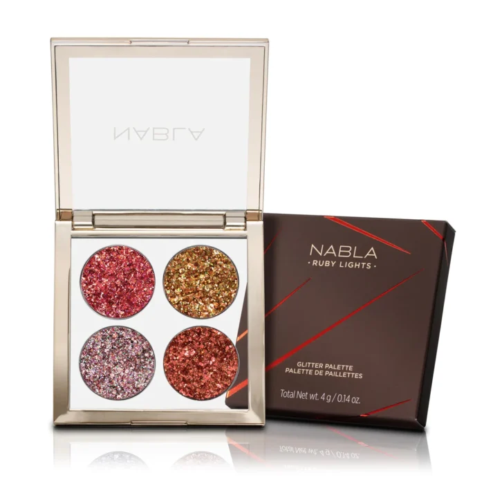 Nabla Ruby Lights Glitter Palette - Image 1