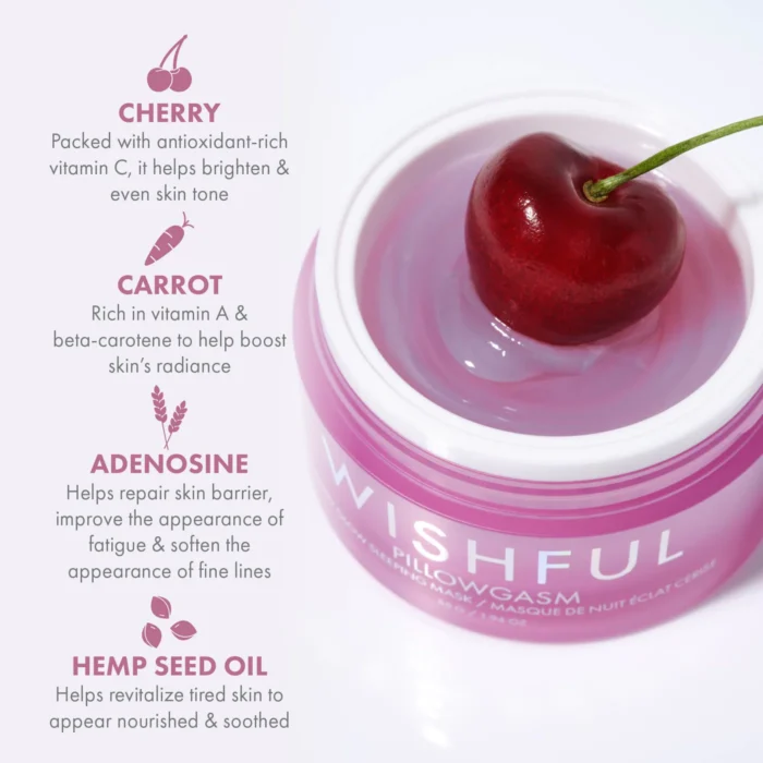 ⁦ويشفول ماسك ليلي لترطيب وتغذية البشرة Pillowgasm⁩ - الصورة ⁦9⁩