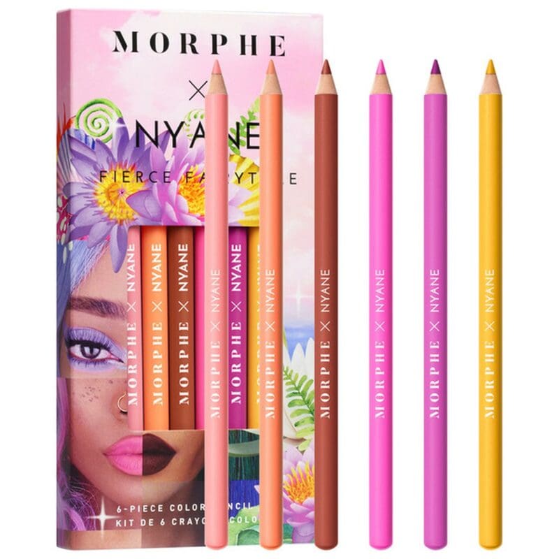 MORPHE X NYANE FIERCE FAIRYTALE 6-PIECE COLOR PENCIL SET - Image 2