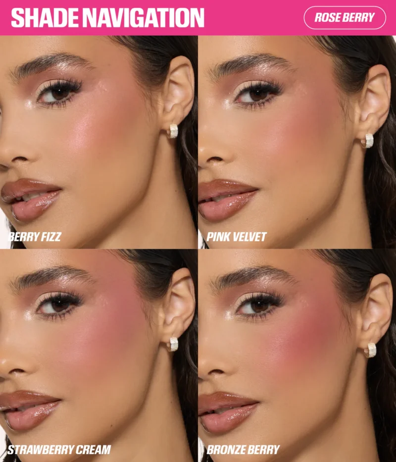 ⁦هدى بيوتي بلشر فلتر بليرينج بلاش لايتر/Rose Berry⁩ - الصورة ⁦3⁩