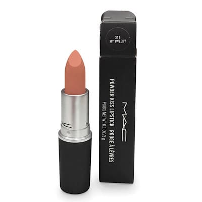 MAC powder kiss my teeedy lipstick ماك لبستيك Powder Kiss/My Tweedy - الصورة 1